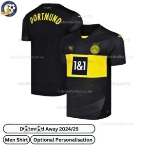 D0rt^_^mund Away Men Football Shirt 2024_25